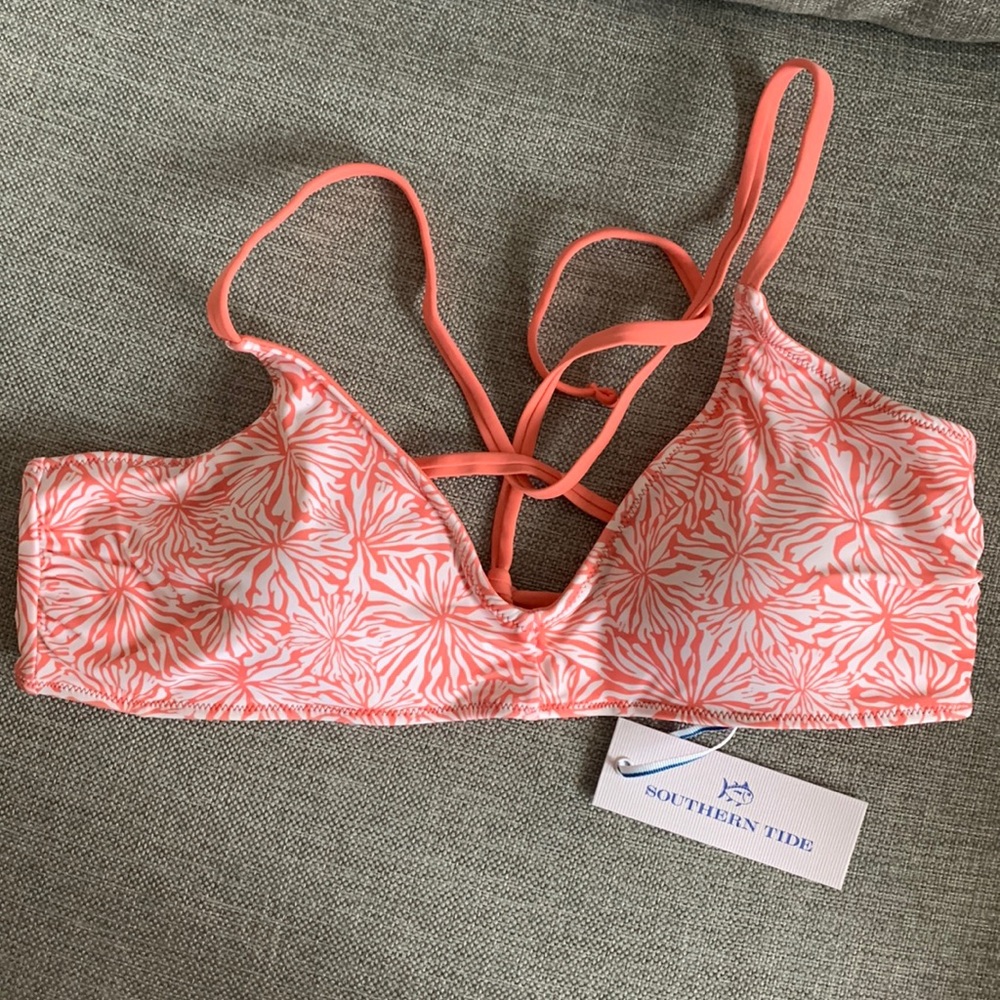 NWT - Southern Tide reversible bikini top
